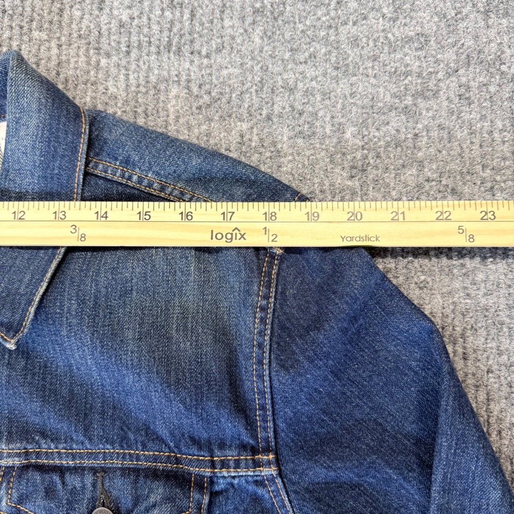 Levis 72334 Mens Denim Trucker Jacket Medium Wash Blue Jean Jacket Size L - Picture 4 of 12
